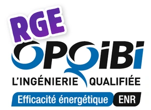 Logo OPQIBI RGE Études - Efficacité énergétique / ENR